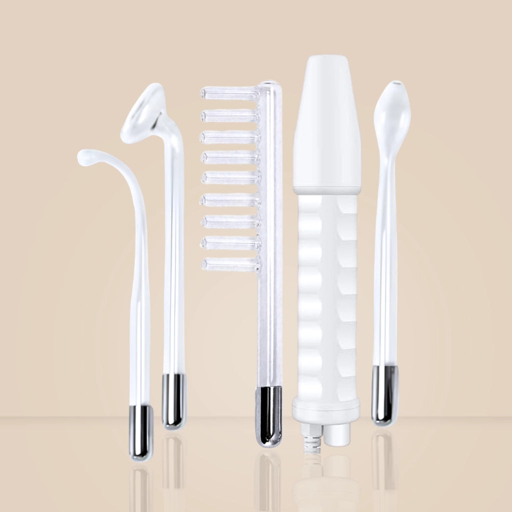 Derma Capilar™: Aparelho de Alta Frequência Profissional para Tratamento Capilar e Facial com 4 Eletrodos